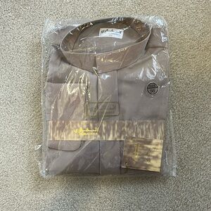 New Men’s full length kaftan thoub thobe galabiya with 2 pockets Ramadan Islamic